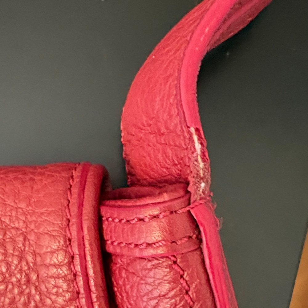 Marc By Marc Jacobs Deep Fuschia Pebbled Leather Crossbody - Picture 8 of 16
